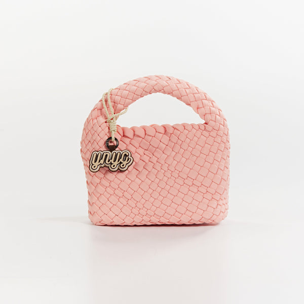Calliope Handwoven Neoprene Mini Hobo - Pink