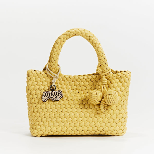 Calliope Muse Handwoven Tote - Butter Yellow