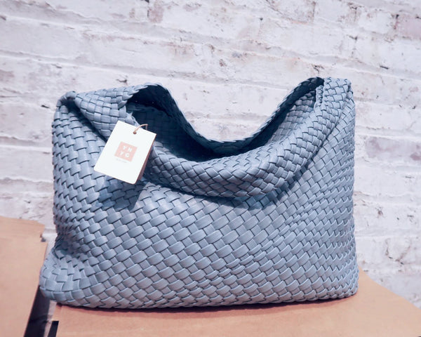 Calliope Woven Hobo - Sky Blue