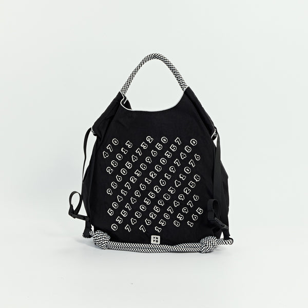 YNYG CityBag Crossbody Tote - Sudoko - Black