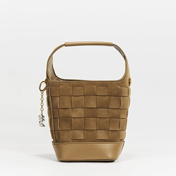 Estrella Brooklyn Suede Mini Bucket - Camel