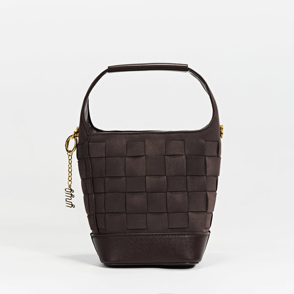 Estrella Brooklyn Suede Mini Bucket - Chocolate