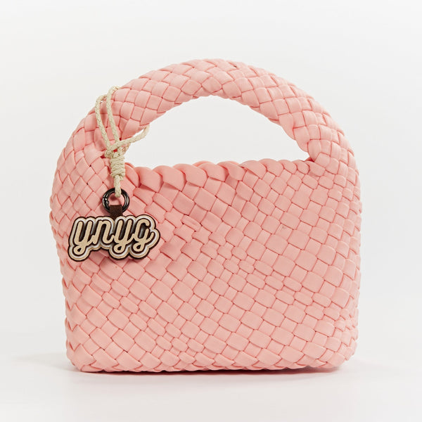 Calliope Handwoven Neoprene Mini Hobo - Pink