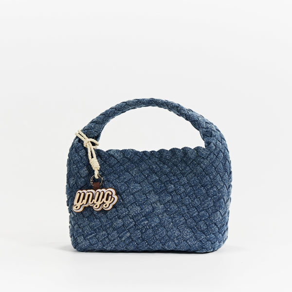 Calliope Handwoven Mini Hobo - Denim
