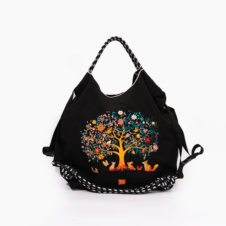 YNYG CityBag - Tree of Life - Black